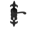LUDLOW™ Fleur de Lys Lever on Bathroom Plate